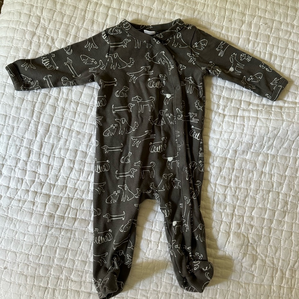 Gray Nordstrom puppy footie